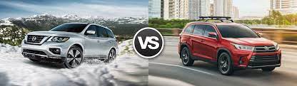 So for those buyers looking for a green side in their. 2019 Nissan Pathfinder Vs 2019 Toyota Highlander Comparison In Columbia Near Franklin Tn