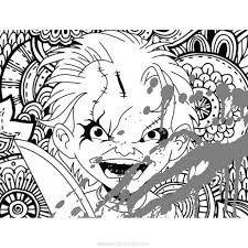 Pin on sale view more. Scary Chucky Coloring Pages