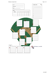 Printable baseball lineup card template. Baseball Lineup Template Fill Online Printable Fillable Blank Pdffiller