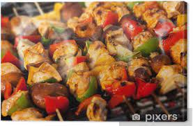See what jessica spiese (jlspiese) has discovered on pinterest, the world's biggest collection of ideas. Leinwandbild Bbq Grillen Spiesse Kebab Pixers Wir Leben Um Zu Verandern