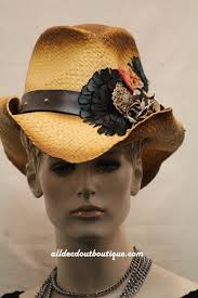 Straw Cowboy Hat Men Cowboy Hat Heart Crystal Straw Studded Leather Western  Mens Cowboy Hat