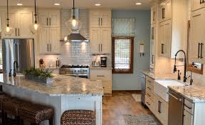 nebraska lake home coastal kitchen