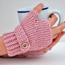 I Am So Excited About These Crochet Hand Warmers Crochet Wrist Warmers Crochet Gloves
