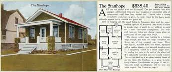 Tiny Houses Aladdin Kit Home Plan Stanhope 1916 House Plans Edwardian House Vintage House Plans