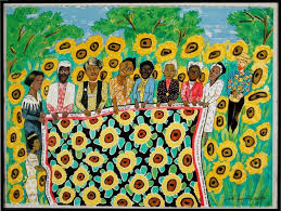 Black Art In America Garden Art Invitation To Faith Ringgold S Annual Garden Party Black Art In America Faith Ringgold Art African American Quilts Sunflower Quilts
