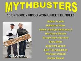 Mythbusters Bundle 2 10 Video Worksheets And More Sub Plans Teaching Science How To Plan Myth Busters