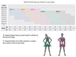 womens apparel sizing charts