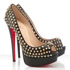 Christian Louboutin Shoe Size Conversion Chart Pumps Black Gold