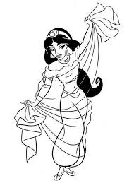 Jasmine coloring pages page princess free printable to print. Jasmine Trying To Wear New Cloth Coloring Picture Princess Coloring Pages Disney Princess Colors Coloring Pages
