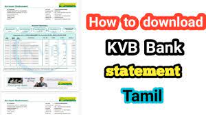 Please note that the insurance is underwritten by the insurance company and kvb does not underwrite the risk or act as insurer. How To Download Kvb Bank Statement Tamil Youtube