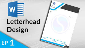 Logos and letterhead printing are some of the top marketing tools that can be used to create the brand identity for your business. Ms Word Tutorial Letterhead Design In Ms Word 2019 How To Make Letterhead Youtube