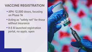 The city of frisco vaccine hub is now closed. H E B Launching Covid 19 Vaccine Registration Portal Kvue Com