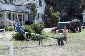 Andy decided to throw an elaborate garden party for the whole office at schrute farms to impress robert california. The Office Garden Party