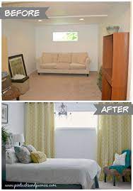 Choose the window shades and fabrics that it requires. Curtains To Add Height In Basement Small Window Treatments Basement Window Curtains Basement Windows