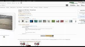 Loading a visa gift card on amazon. Amazon Gift Card Print At Home Youtube