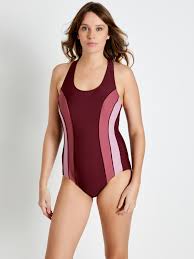 Maillot de bain 1 pièce nageur sans armatures farah matisse anthracite/noir. Maillot De Bain Piscine Amincissant Balsamik