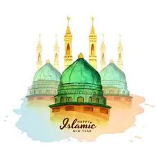 Gambar bunga mawar merah yang kuncup sketch rose flower. Happy Muharram Mosque Watercolor Background Concept For Islamic Abstract Background Backdrop Png And Vector With Transparent Background For Free Download Latar Belakang Cat Air Seni Vektor Latar Belakang Merah