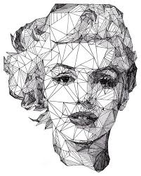 Dettachee Borderline Https Www Facebook Com Dettacheeborderline Geometric Art Geometric Portrait Art Inspiration