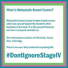 This space is for women and men living with a stage iv/metastatic breast cancer diagnosis, the people who care about them, and anyone who wants to understand more about living with stage iv disease. Pin On Metastatic Breast Cancer