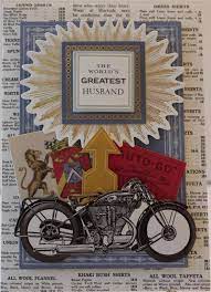 Happy Father S Day For Husband Motorcycle Handmade Greeting Card Anna Griffin Anna Griffin Cards Greeting Cards Handmade Anna Griffin