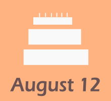 We did not find results for: August 12 Birthdays