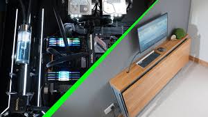 I'm sharing what i made to maximize vertical space, plus storage for my cricut machines! Building A Spectacular Diy Desk Pc It Can Fold Youtube