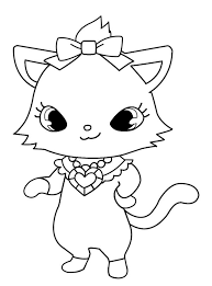 Coloriage Jewelpet Diana Teletoon Coloriage Coloriage Animaux Livre Coloriage