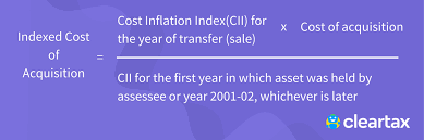 cost inflation index overview calculation benifits