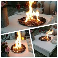 mooi vuurkorf bbq idee met bbq van action in tafel gemaakt met gat voor de tuin tuin ideeen tuin tuin decoratie