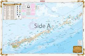 florida middle keys inshore fishing chart 34f