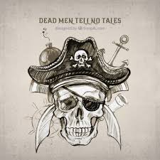 Pirate skull graphics svg dxf eps cdr ai pdf vector art clipart instant download digital cut print file cricut silhouette. Free Vector Background Of Pirate Skull Sketch In Watercolor
