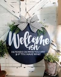 See more ideas about signs, funny welcome signs, no soliciting signs. Front Door Decor Front Door Wreaths Front Door Sign Etsy In 2021 Door Signs Diy Door Decorations Hand Painted Signs