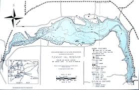 Pleasant Hill Reservoir Fishing Map Northwest Ohio