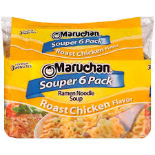 Get maruchan chicken flavor ramen noodle soup (2.25 oz) delivery or pickup near me delivered to you within two hours via instacart. Maruchan Ramen Noodle Soup Roast Chicken Flavor Souper 6pk 6 3 Oz Packages Hy Vee Aisles Online Grocery Shopping