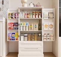 Pantry Cabinet, Lofka 47" Modern Kitchen Pantry Storage Cabinet with 2  Shelves, 2 Drawers & 6 Side Door Shelves - Durable, Moisture-Resistant &  Easy ...