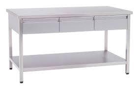 We have work tables with undershelves or with cabinets. Stainless Steel Kitchen Work Tables With Drawers Kitchen Work Tables Buy Office Furniture House Furniture Design