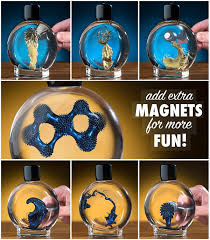 Colorful Ferrofluid Magnetic Liquid In Bright Colors Ferrofluid Cool Desk Accessories Cool Shapes