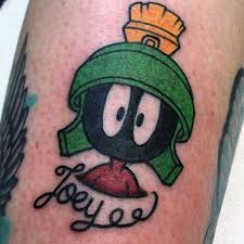 Which of these two would win if they were to cross paths? 40 Marvin The Martian Tattoo Designs For Men Cartoon Ink Ideas