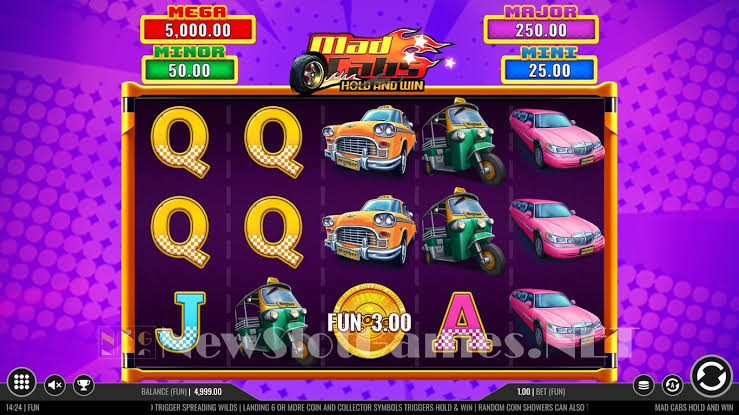 Mad Cabs Hold & Win Slot Review & Demo by Iron Dog - Play Free Online
