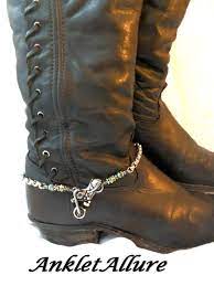 Motorcycle Boot Chains Boot Jewelry Stainless Steel Jewelry Etsy Boot Jewelry Boot Chains Boots