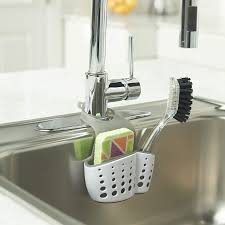 kitchen sink sider faucet sponge holder
