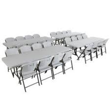 Lifetime Combo 4 8 Commercial Grade Non Nesting Folding Tables And 32 Folding Chairs White Granite Lifetime Tables Card Table And Chairs Folding Chair
