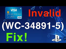 We did not find results for: Ps4 Error Code Wc 34891 5 Credit Debit Card Information Is Not Valid How To Fix Youtube