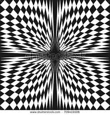 Black And White Creative Illusion Drawings Vector Abstract Checkered Seamless Pattern Distorted Surface Optical Illusion Effect Black Whit Optical Illusions Optical Illusions Art Geometric Textures