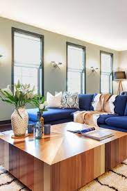 Rustic Mid Century Modern Living Room Blue Living Room Living Room Green Modern Sectional Living Room