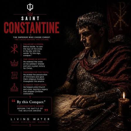In this sign, conquer.” Before Constantine changed an empire, Christ  changed his heart. His victory wasn't found in power or the sword—but in  the Cross. The Edict of Milan ended centuries of