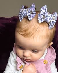 by Bella Boutique Violet Fields Bow Clips