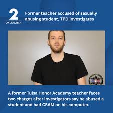 KJRH - Investigators say Zachary Speegle began texting a 12-year-old student in his classroom. The communication progressed into molestation, and Speegle allegedly threatened the victim, saying he knew where she lived and