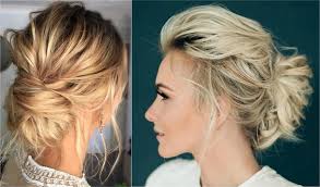 Spazzola e liscia i capelli con una spazzola piatta. Chignon Il Trend Bon Ton Del Momento Extension Capelli Net