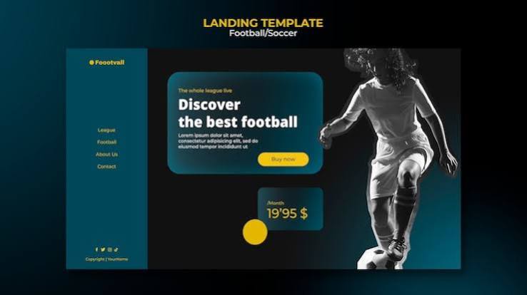 Soccer betting website PSD, High Quality Free PSD Templates for Download | Magnific (formerly Freepik)